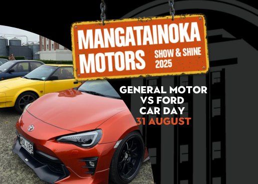 Mangatainoka Motors Ford vs General Motors Car Day