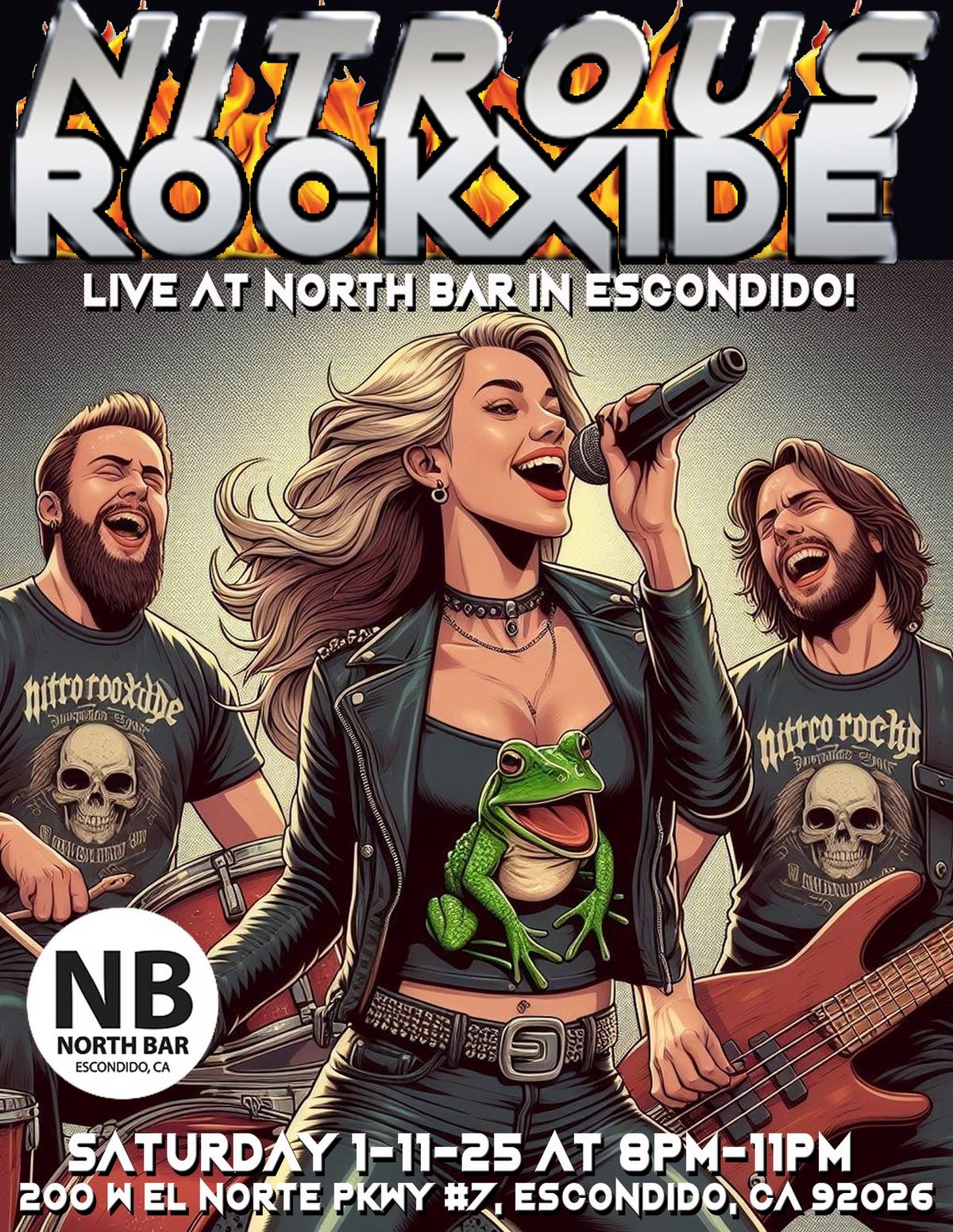 Nitrous Rockxide Rocks North Bar in Escondido!