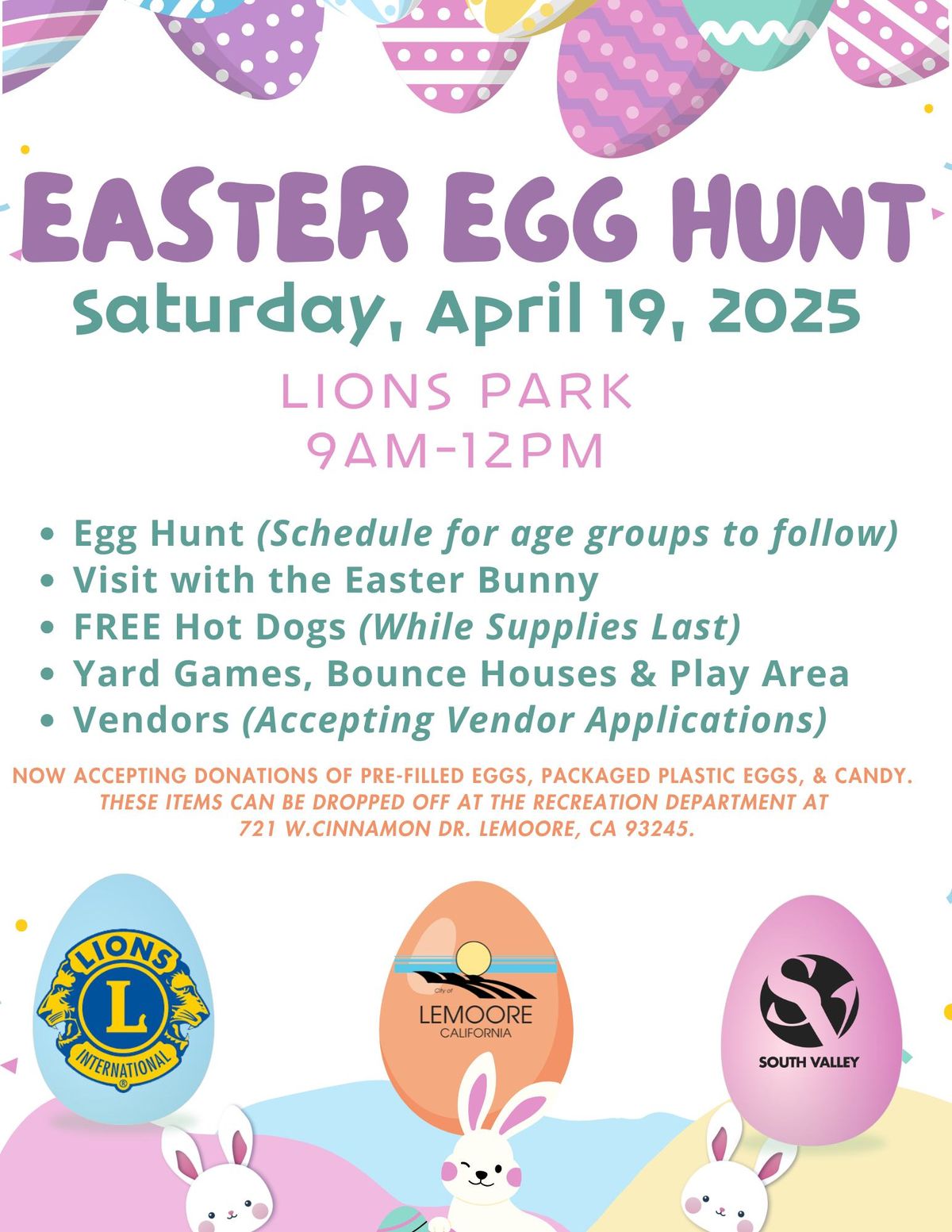 City of Lemoore's Annual Easter Egg Hunt