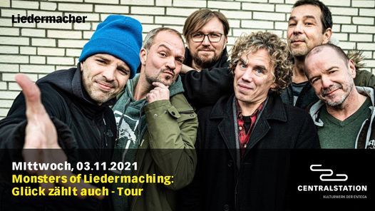 2G: Neuer Termin! Monsters of Liedermaching LIVE Darmstadt