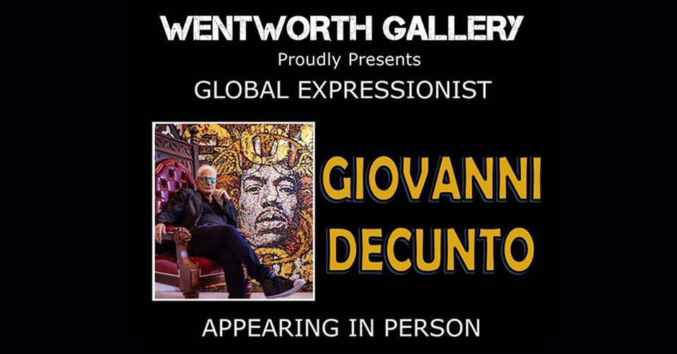See Global Expressionist Giovanni DeCunto at Wentworth Gallery-Seminole Hard Rock Hotel & Casino, FL
