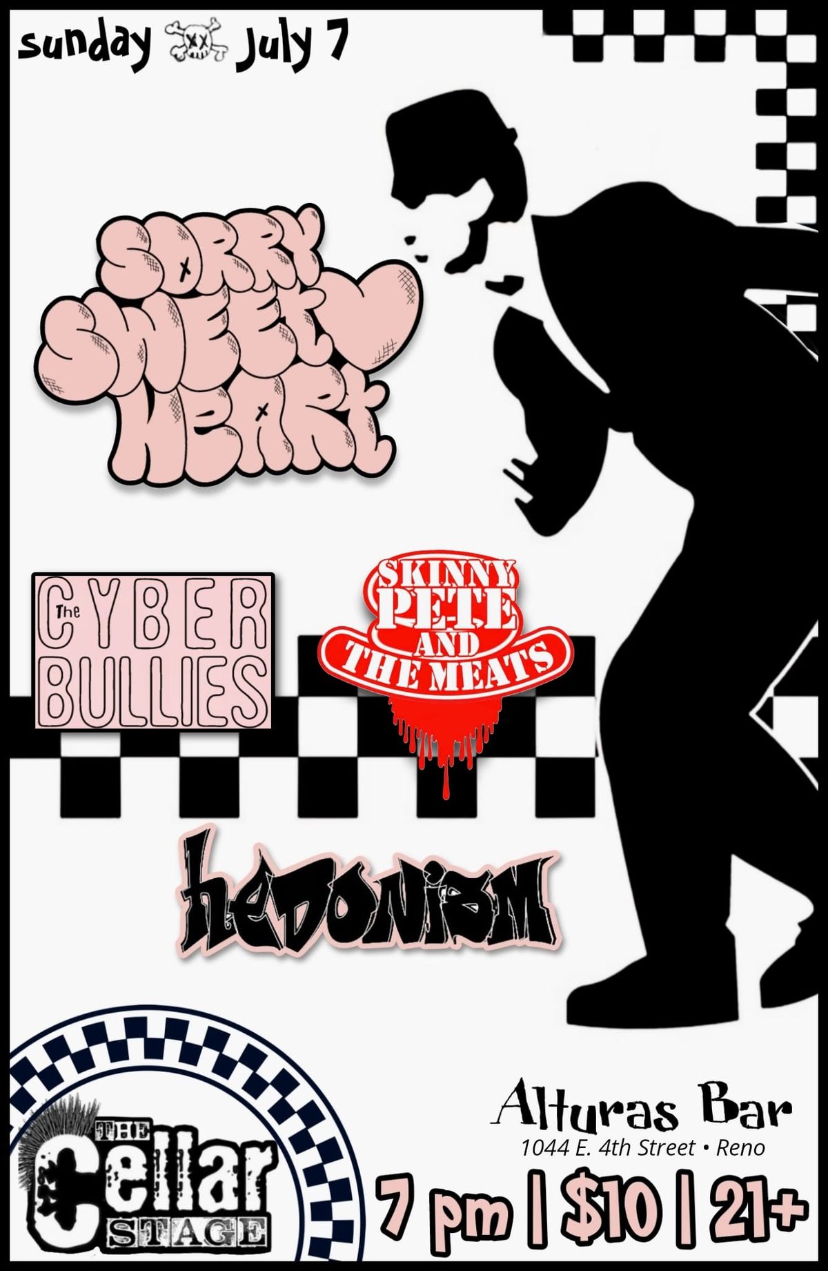 Sorry Sweetheart | The Cyber Bullies | Skinny Pete & The Meats | Hedonism 