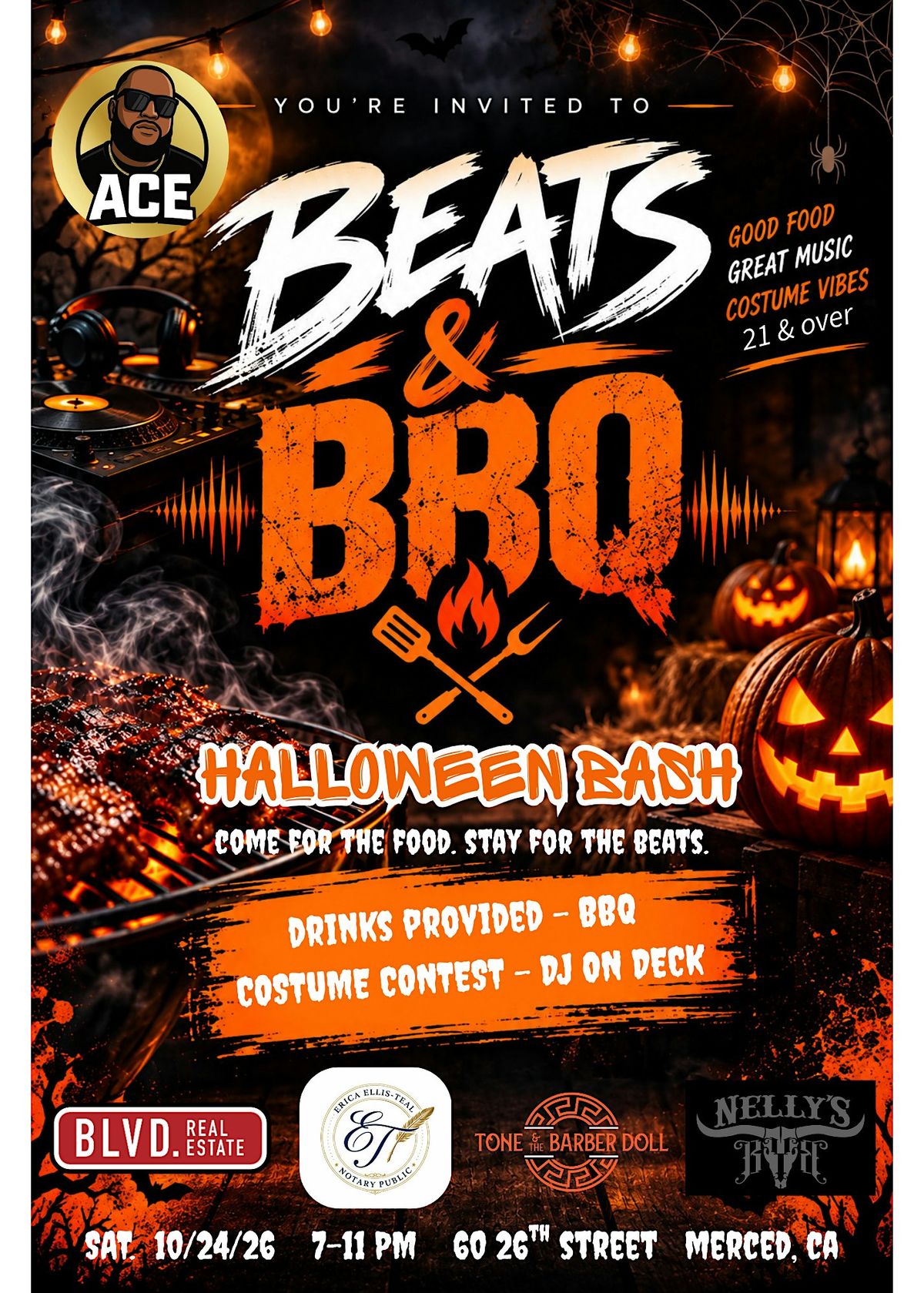 Beats & BBQ Halloween Bash