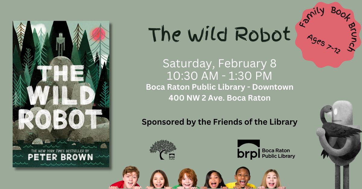 FREE! Family Book Brunch: The Wild Robot