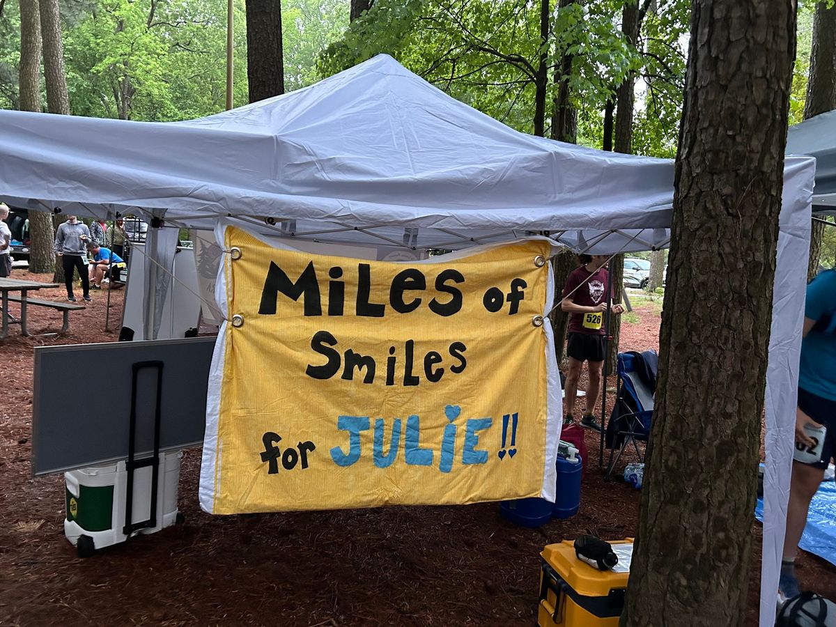 Virginia 24 hour run\/walk for cancer Team Miles of Smiles for Julie