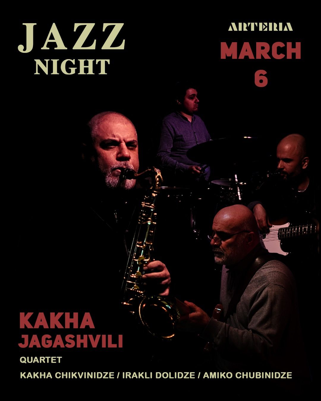 Jazz Night \u2728 Kakha Jagashvili Quartet \ud83c\udfb7