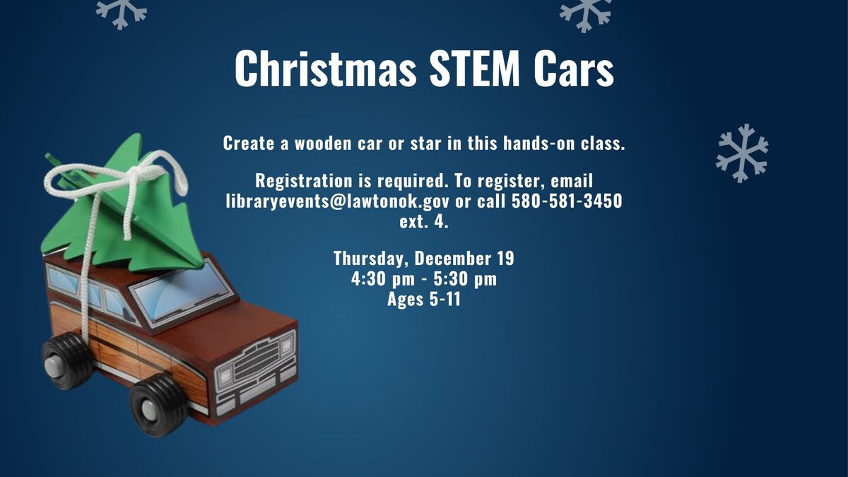 Christmas STEM Cars