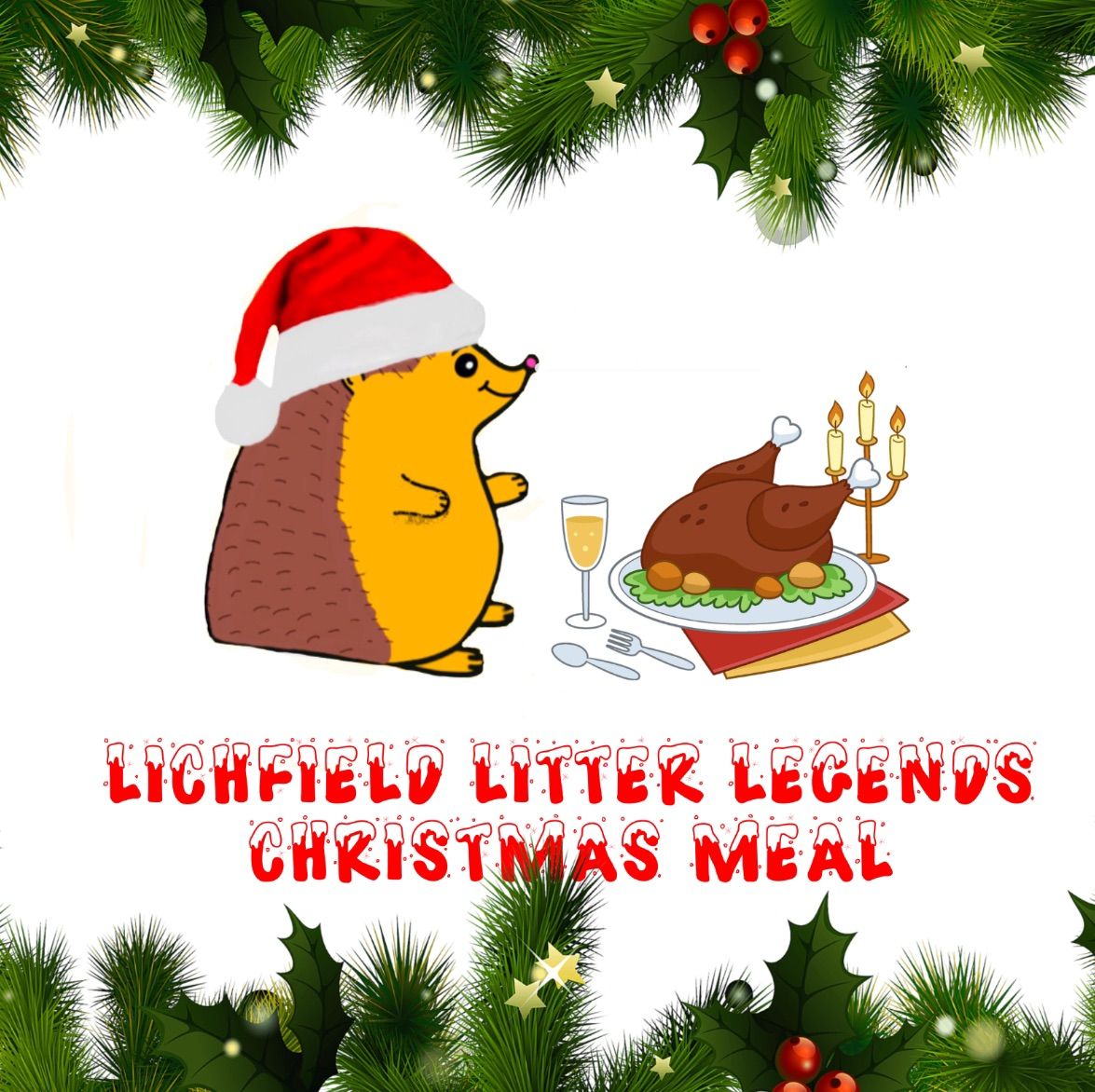 LICHFIELD LITTER LEGENDS CHRISTMAS MEAL