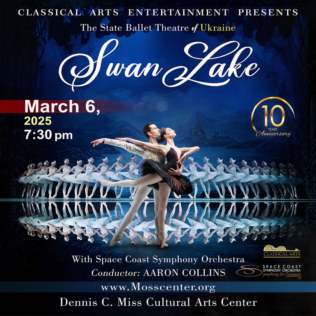 Swan Lake: The State Ballet of Ukraine & Live Symphony Orchestra!