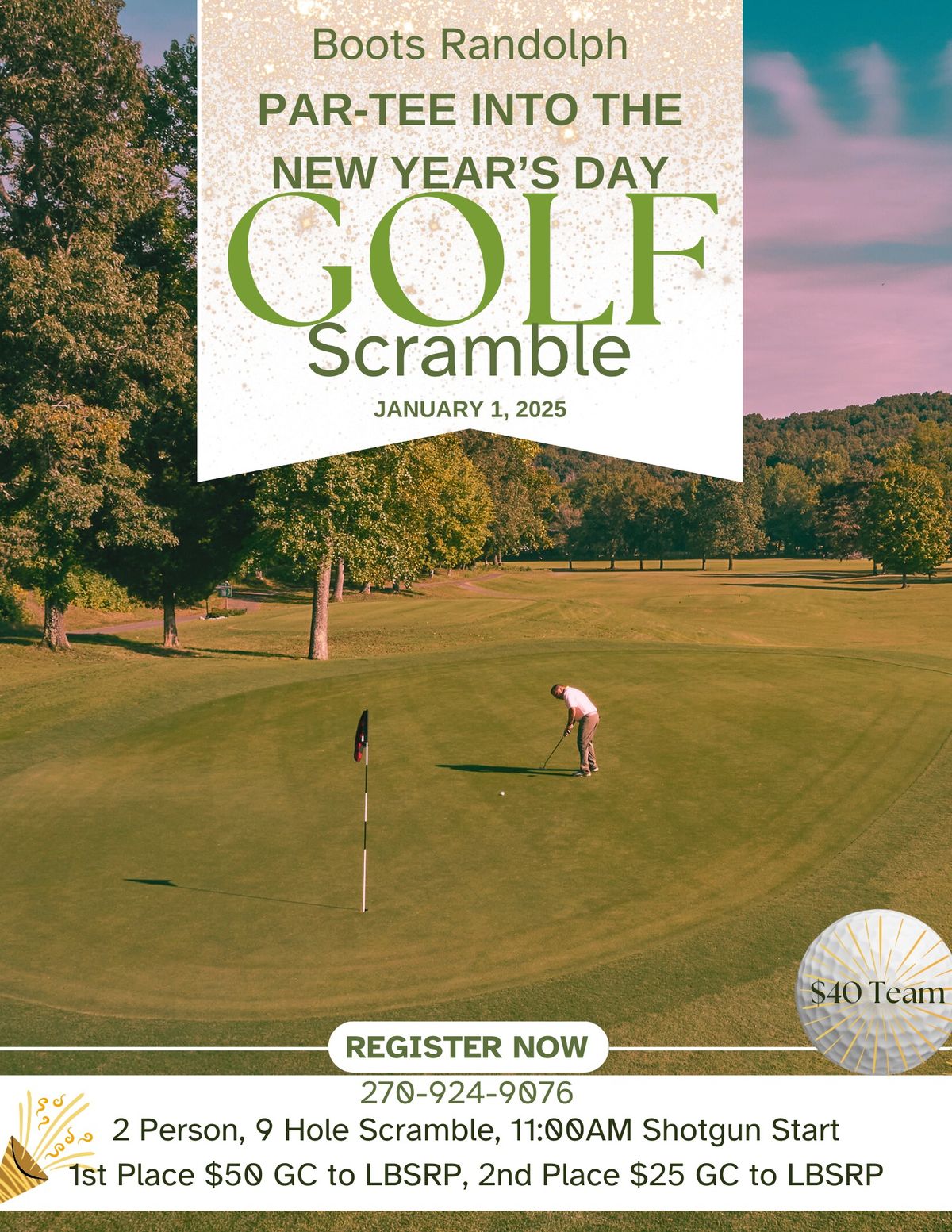 PAR-TEE into the New Year's Day Golf Scramble