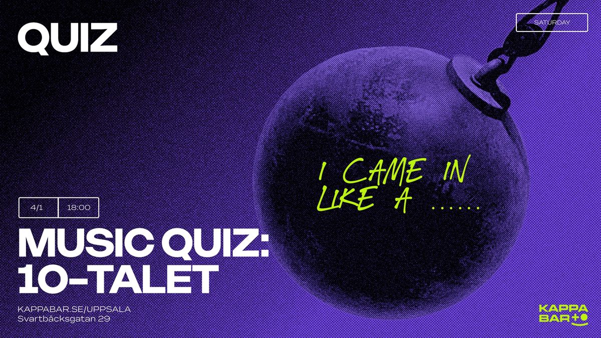 MUSIC QUIZ - 10'talet