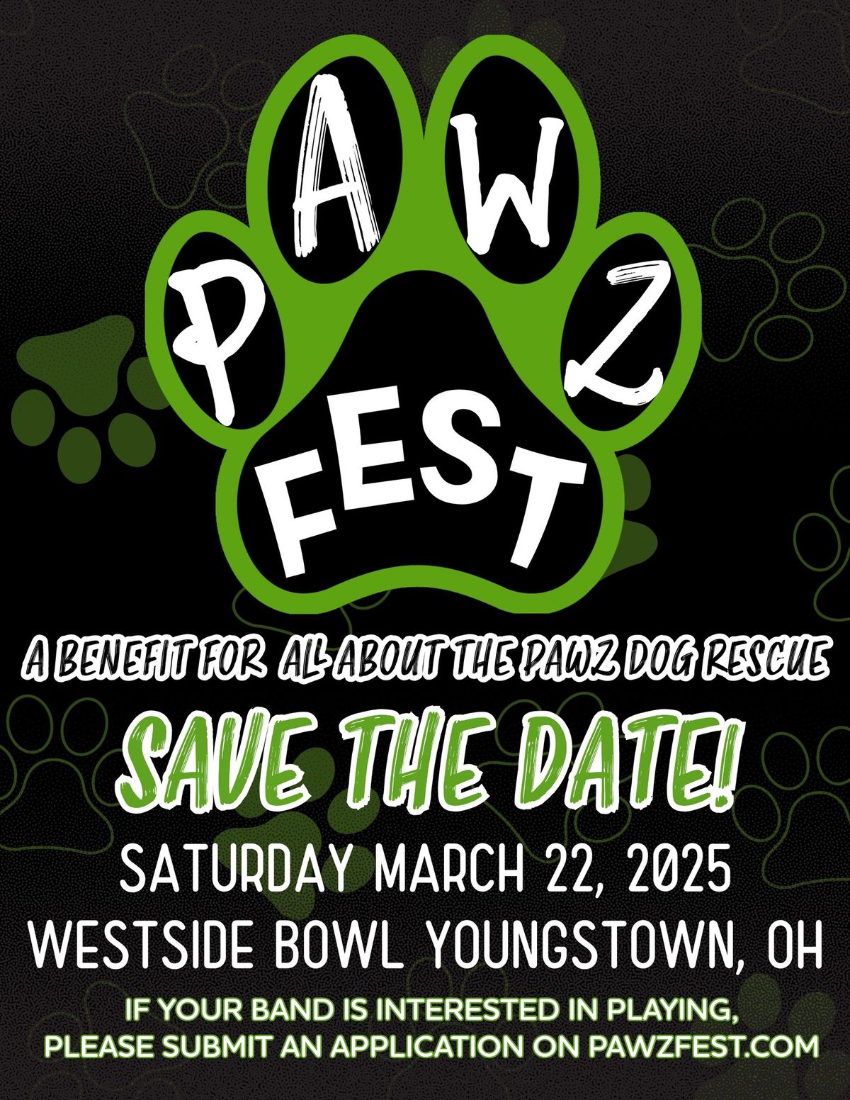 PAWZ Fest (A Benefit for All About the Pawz) at Westside Bowl