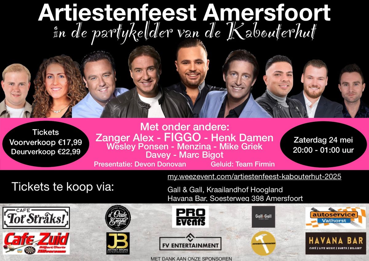 Artiestenfeest Kabouterhut 