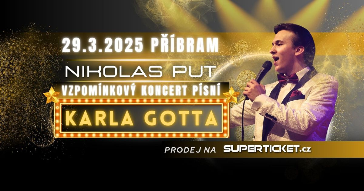 Vzpom\u00ednkov\u00fd koncert p\u00edsn\u00ed Karla Gotta - P\u0159\u00edbram 