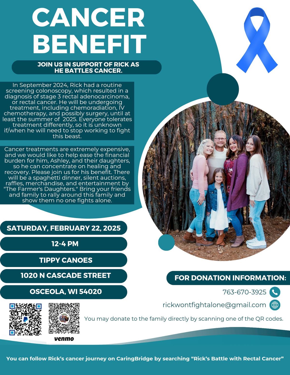 Cancer Benefit for Rick 