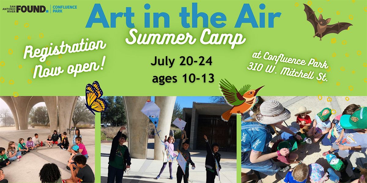 Art in the Air Camp, Week 3 2026: Ages 10-13 (July 20-24)