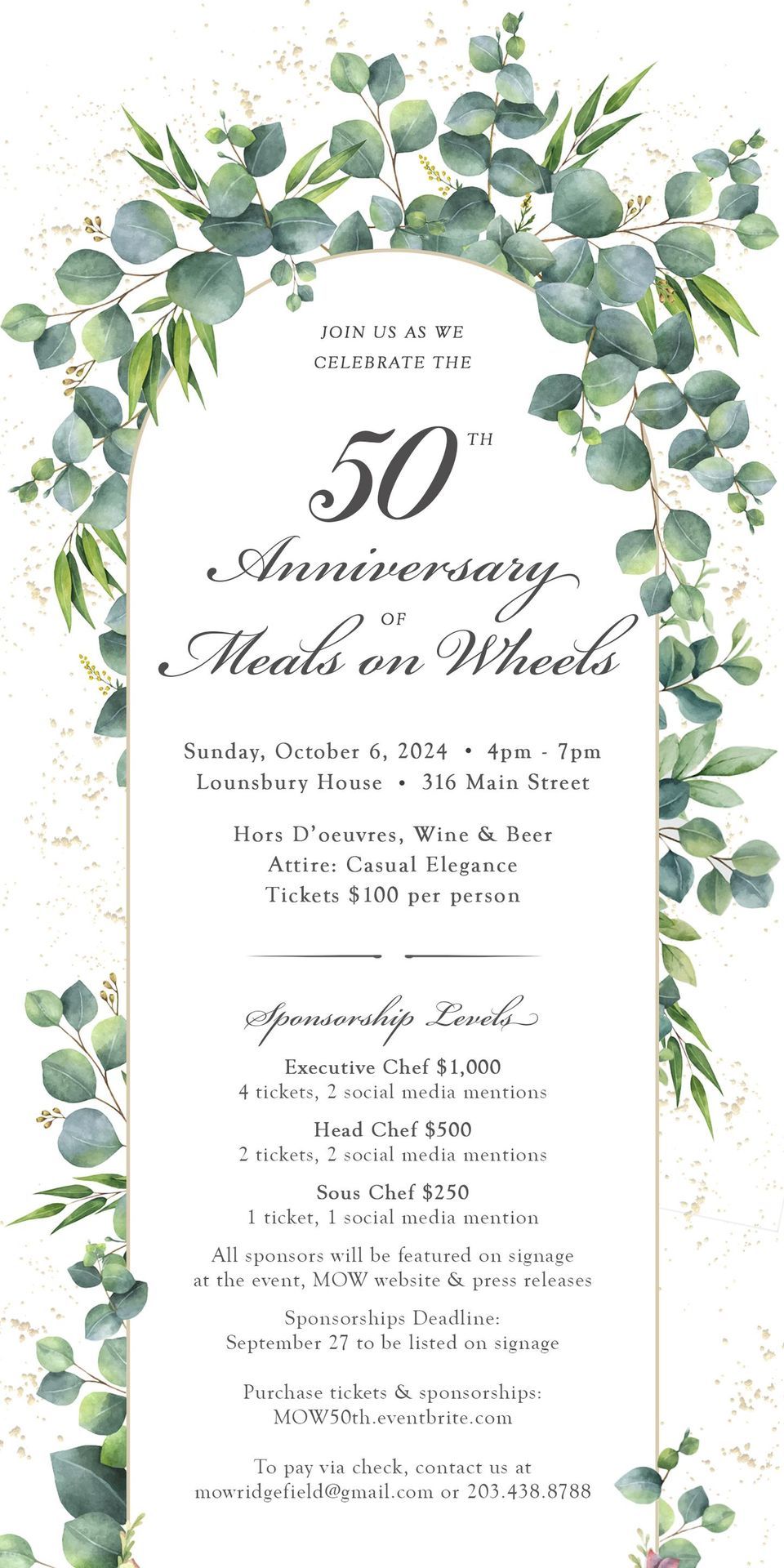 Meals on Wheels 50th Anniversary Celebration