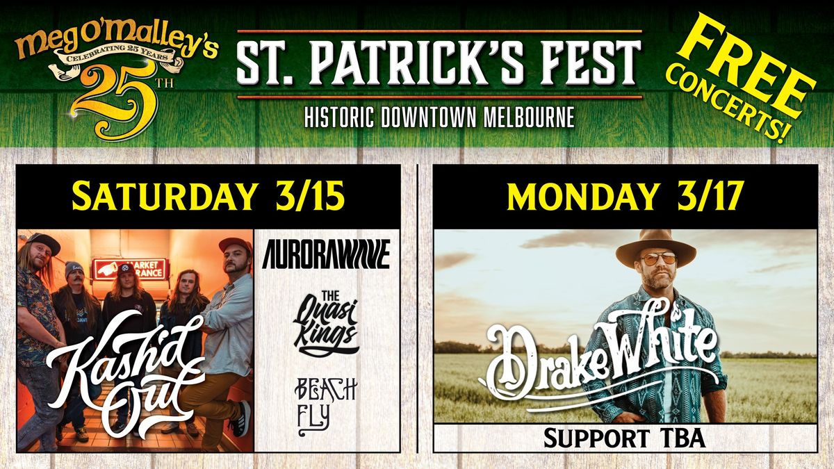 Meg's 2025 St. Patrick's Fest - FREE CONCERTS 3\/15-3\/17