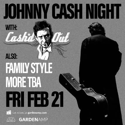 Johnny Cash night with Cash'd Out, Family Style