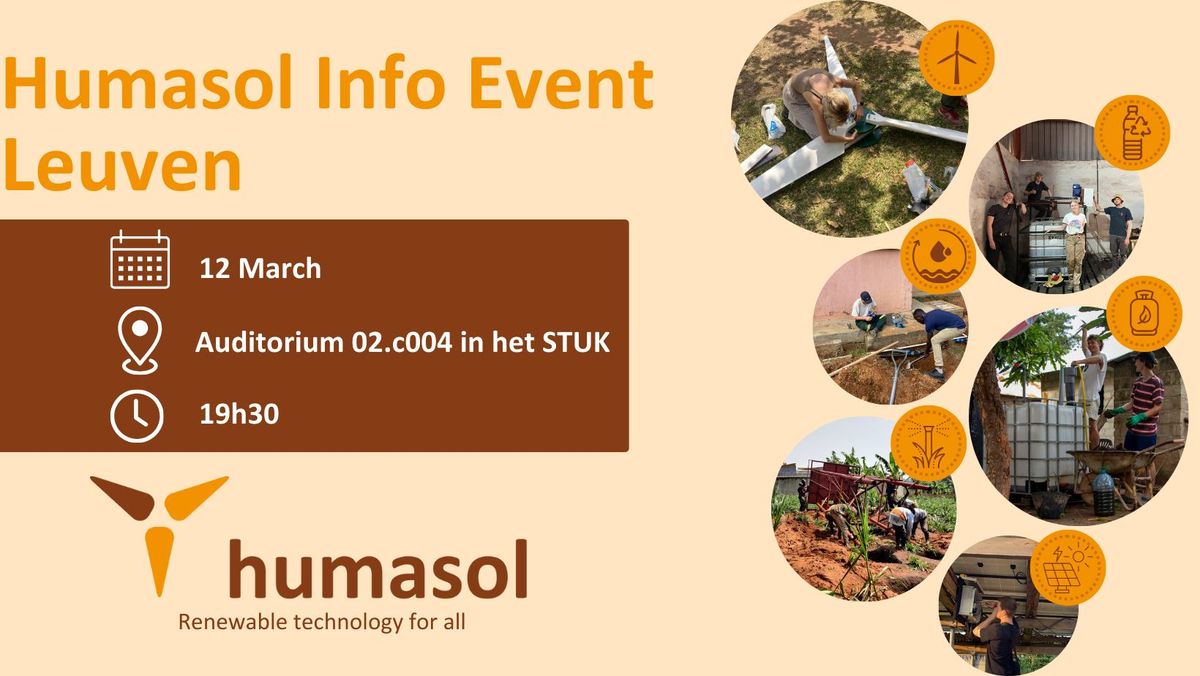 Humasol Info Event - Leuven