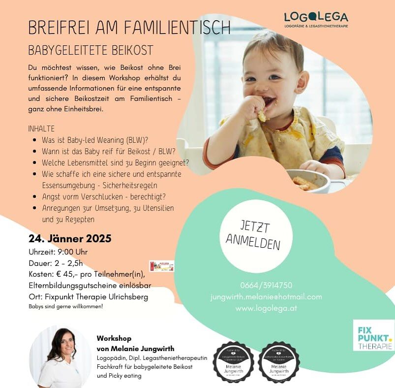 Breifrei am Familientisch - Babygeleitete Beikost