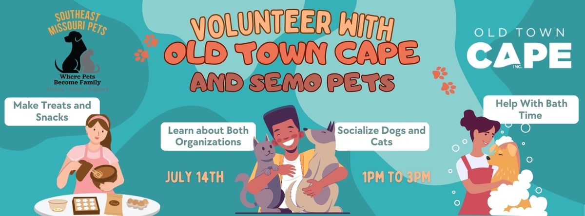 Volunteer with Old Town Cape and SEMO Pets