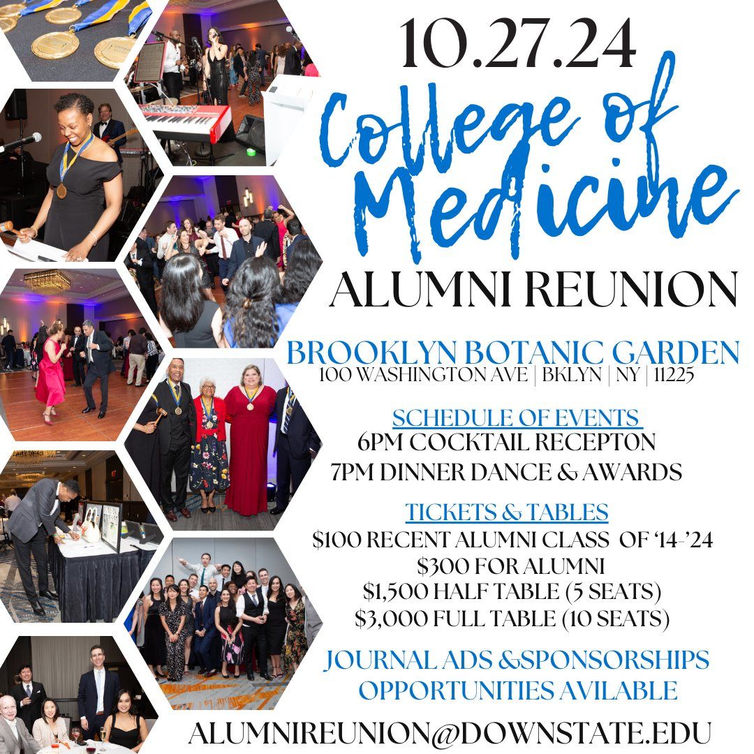 ALUMNI REUNION - AWARDS & DINNER DANCE