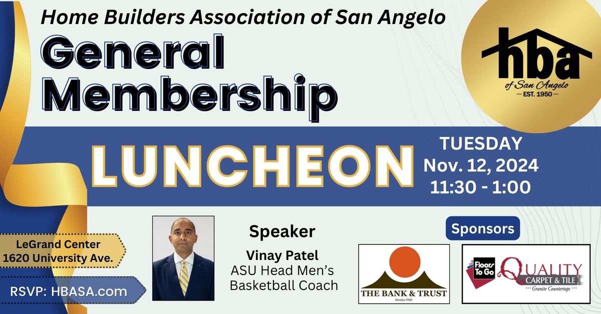 HBA Membership Luncheon