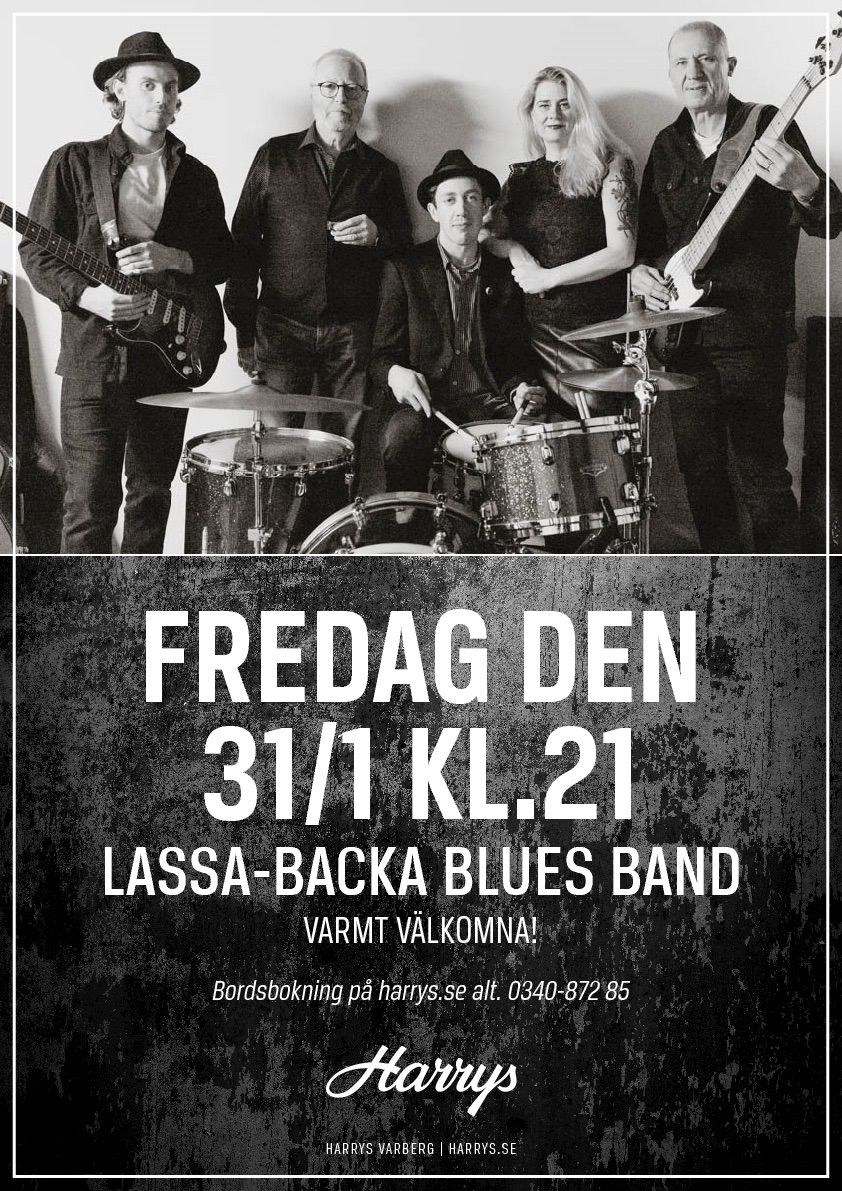 Livemusik med Lassa-Backa Blues Band