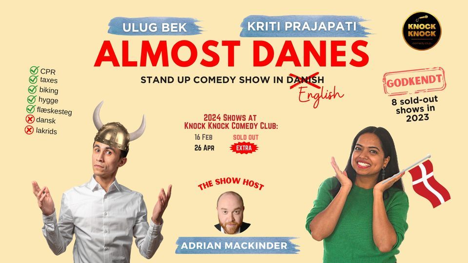 ALMOST DANES - Stand Up Comedy Show in English