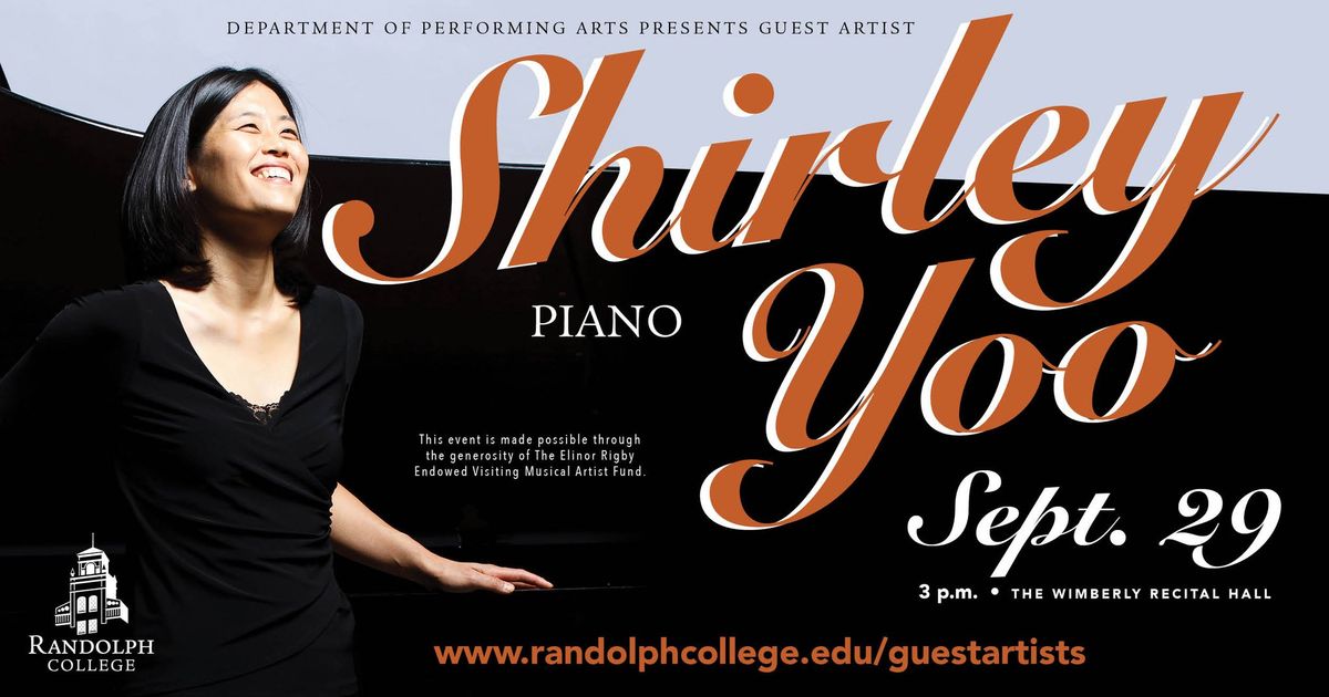 Guest Artist Series: Pianist Shirley Yoo