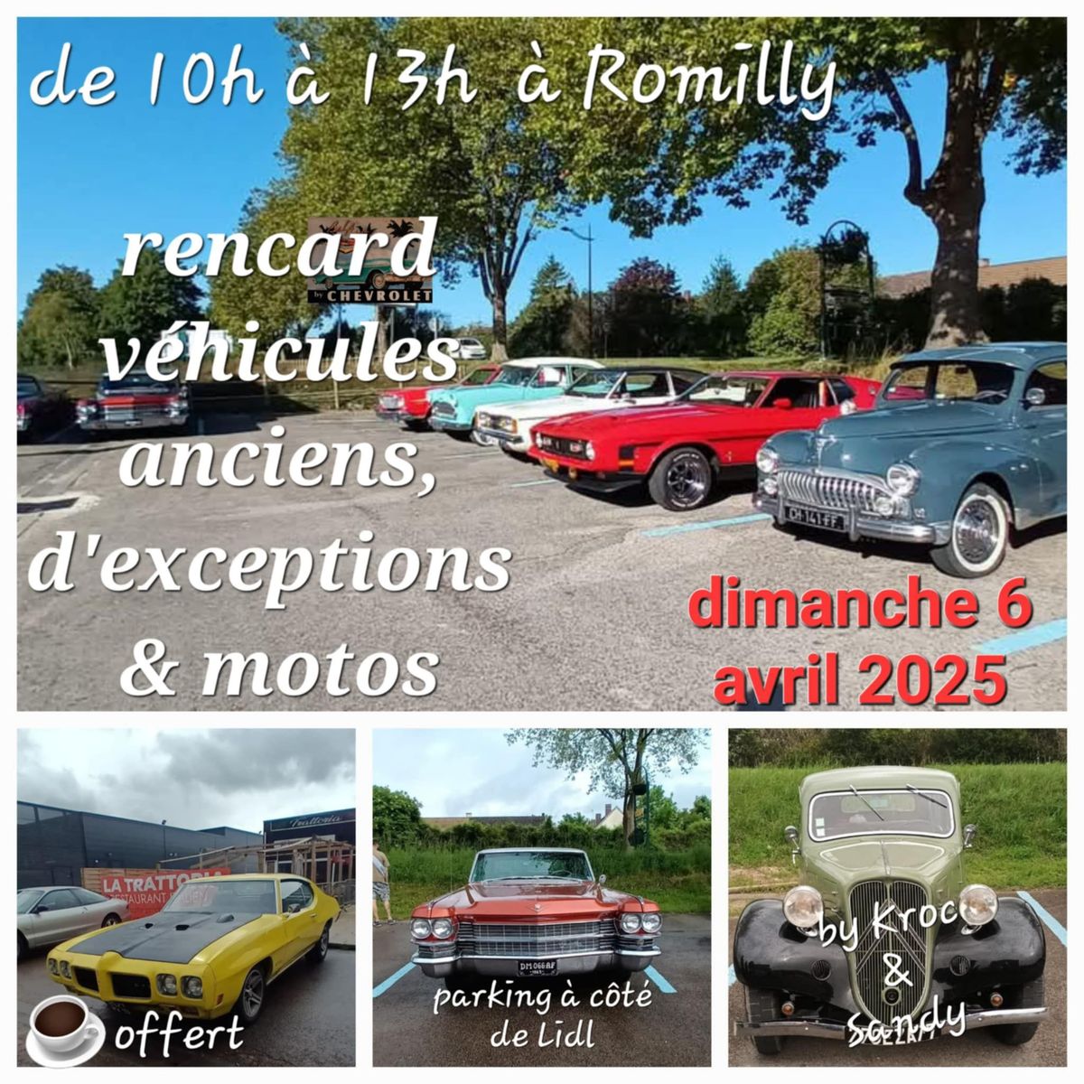 Rencard auto anciennes et toutes motos  Kroc by sandy