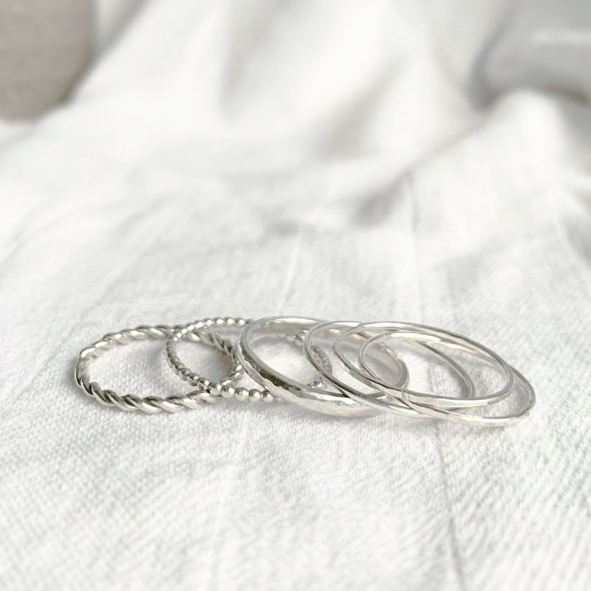 Silver Stacking Rings - Beginners Silversmithing