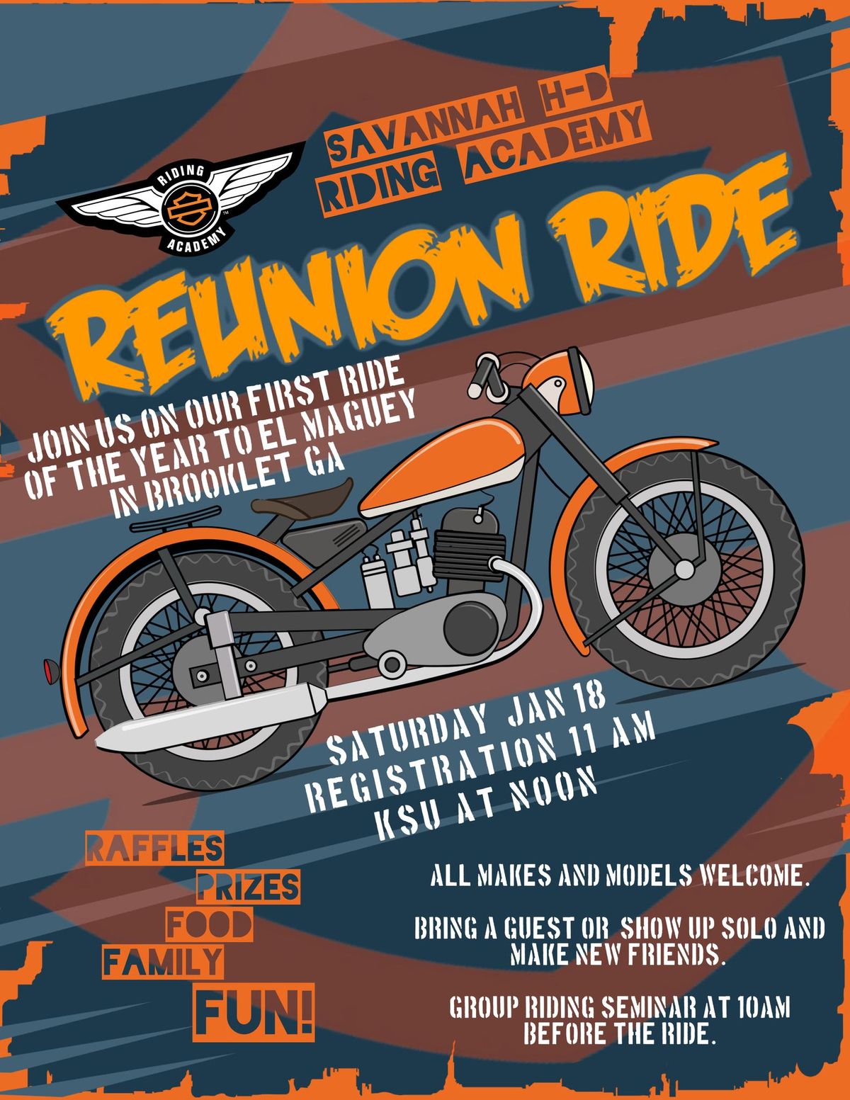 SH-D riding academy reunion ride