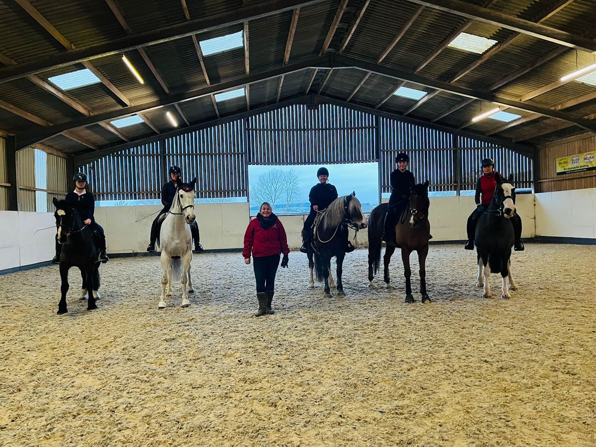 Formation Riding Clinic at Hitts Barton