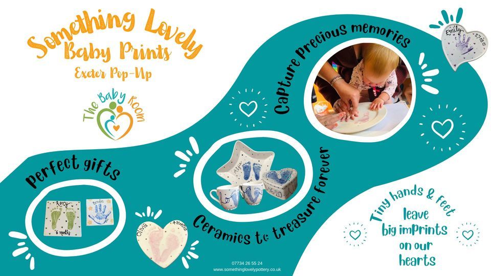 Exeter - Baby Print pop-up (perfect gifts and milestone celebrations))