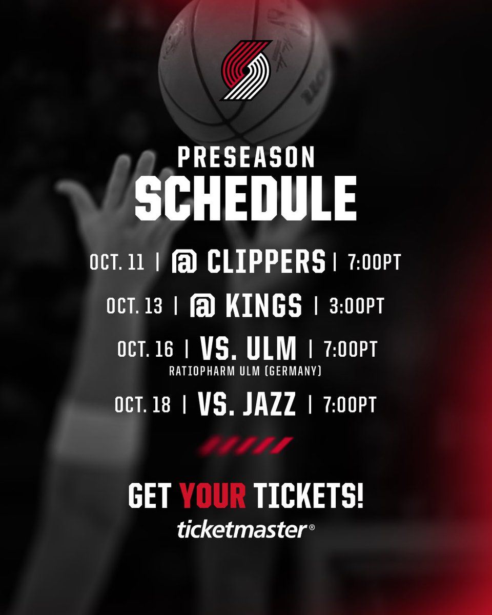 Preseason: Ratiopharm Ulm at Portland Trail Blazers