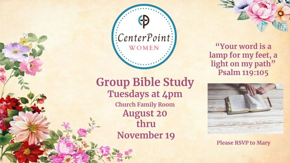 CenterPoint Women Tuesday Bible Study