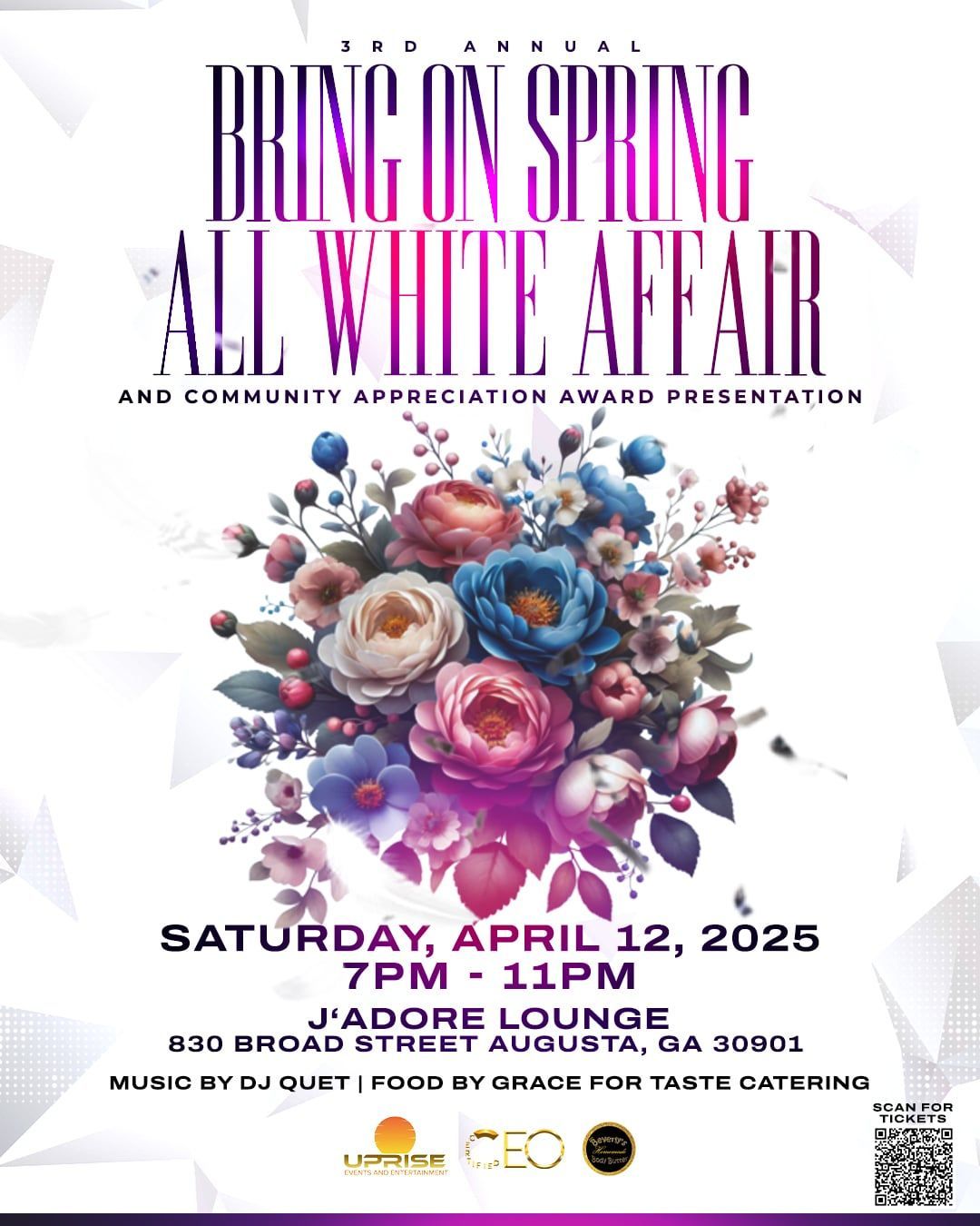 3rd Annual Bring On Spring All White Affair and Community Appreciation Award Presentation 