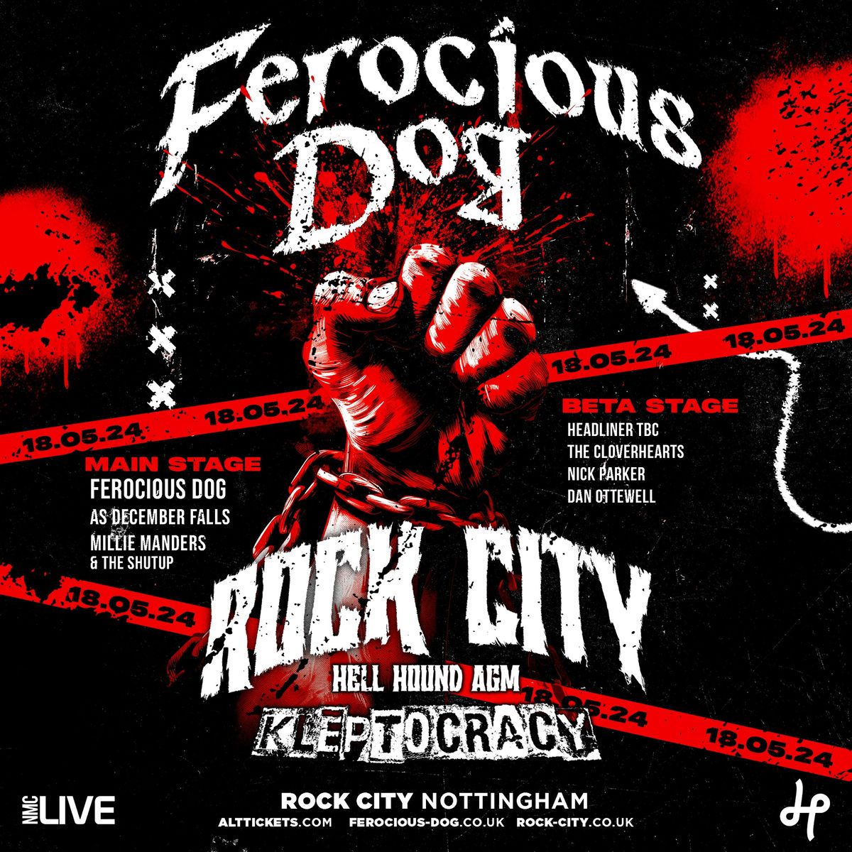 FEROCIOUS DOG live at Rock City - Hell Hound AGM