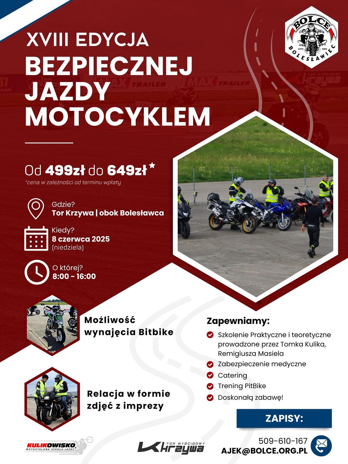 XVIII Edycja Bezpiecznej Jazdy Motocyklem - Krzywa 2025