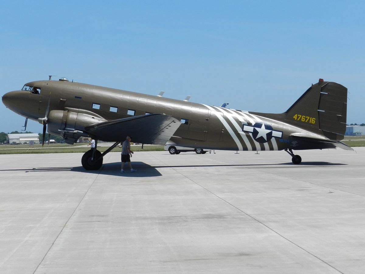 (During PCW Car Show) MFM's WWII C-47 Living History Plane Rides, Sat., July 19th, 2025