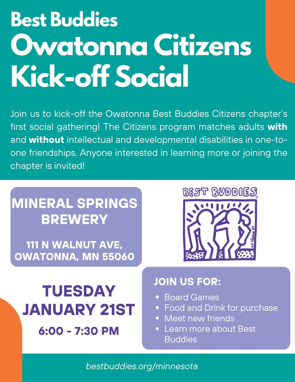 Owatonna Best Buddies Citizens Kick-off Social