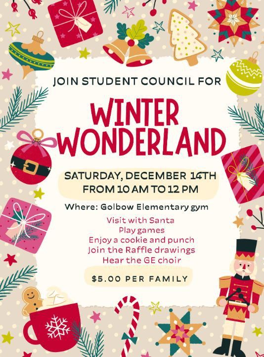 Golbow Student Council Presents: Winter Wonderland