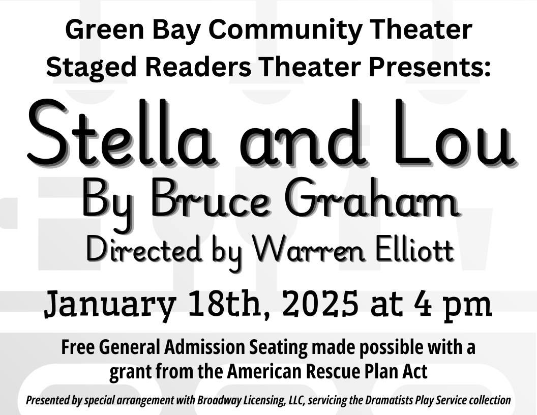 Staged Reading of "Stella and Lou" by Bruce Graham