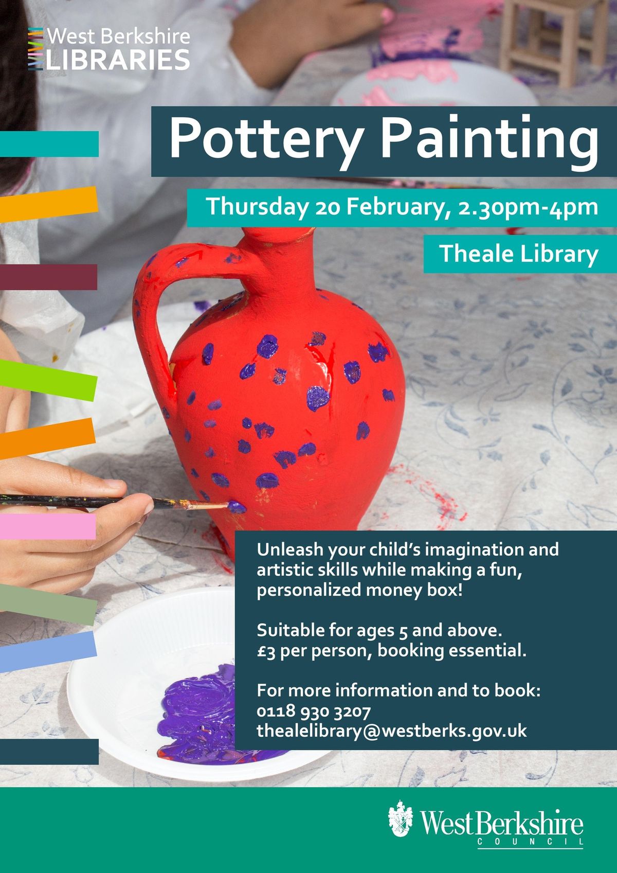 Pottery Painting at Theale Library