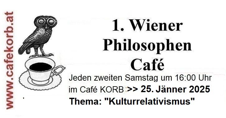 1. WIENER PHILOSOPHEN CAF\u00c9 im Caf\u00e9 Korb