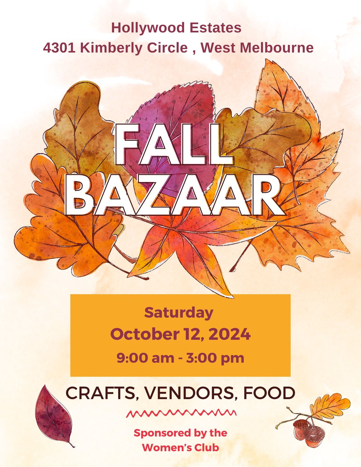 Hollywood Estates Fall Bazaar