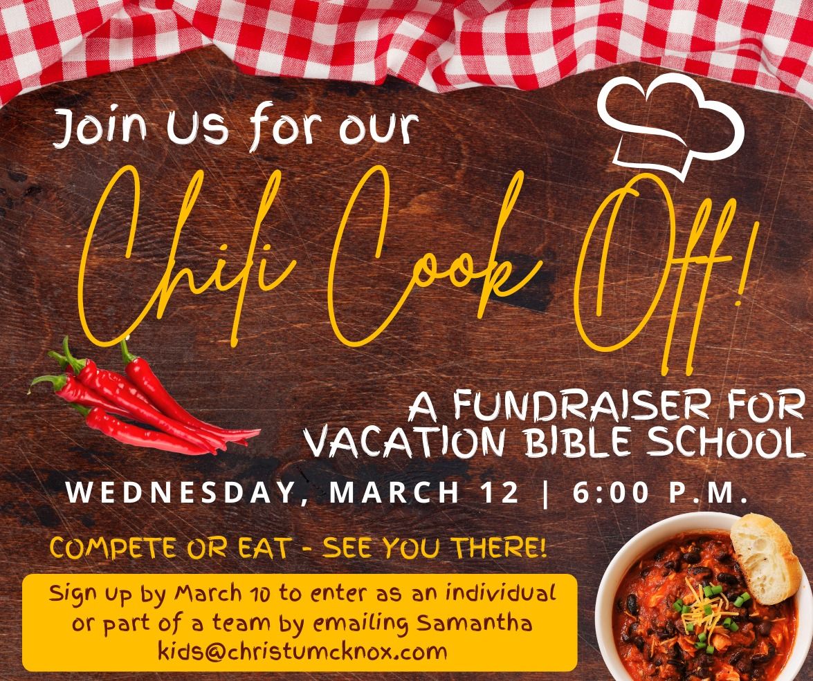 Chili Cook-Off to Benefit VBS