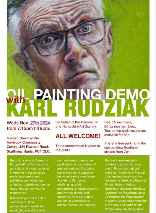 Oil Painting Demo with Karl Rudziak